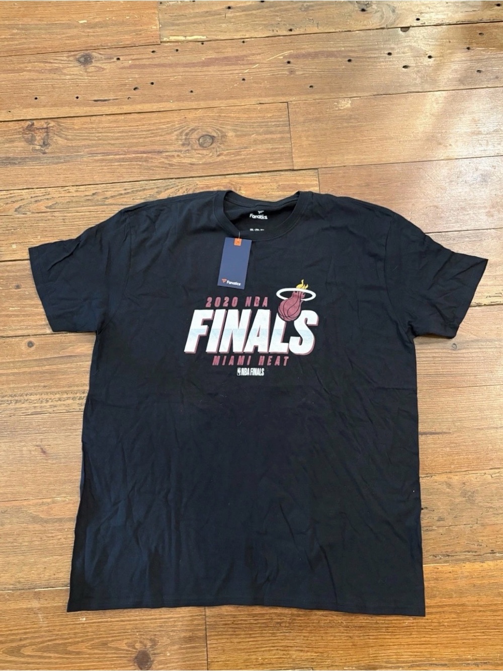 Fanatics Black 2020 NBA Finals Miami Heat Graphic Tee